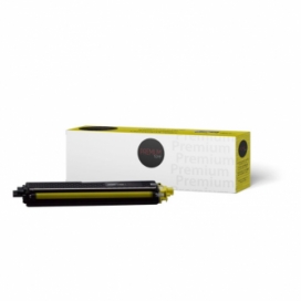 Brother TN225Y. Compatible Yellow Toner Cartridge High Yield. Premium Tone