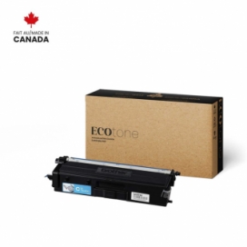 Brother TN433C. Remanufactured Cyan Toner Cartridge High Yield. Ecotone