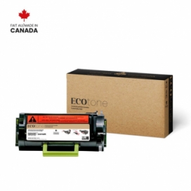 Lexmark 521X (52D1X00). Remanufactured Black Toner Cartridge Very High Yield. Ecotone