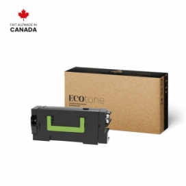 Remanufactured Lexmark 58D1U00. Black Toner Cartridge Ultra High Yield. Ecotone