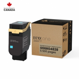 Xerox 006R04828. Remanufactured Cyan High Yield Toner Cartridge Ecotone