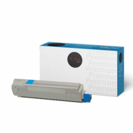 Okidata 44844511. Compatible Cyan Toner Cartridge. Premium Tone
