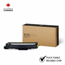 Brother TN227Y. Remanufactured Yellow Toner Cartridge High Yield. Ecotone