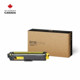 Brother TN221Y. Remanufactured Yellow Toner Cartridge. Ecotone