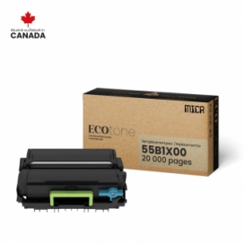 Lexmark 55B1X00. Remanufactured MICR Black Toner Cartridge Extra High Yield. Ecotone