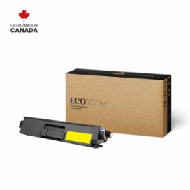 Brother TN336Y. Remanufactured Yellow Toner Cartridge High Yield. Ecotone