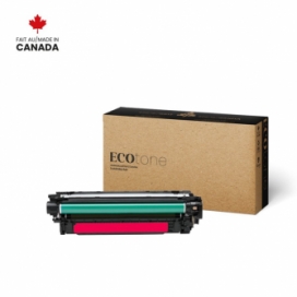Remanufactured HP 504A (CE253A). Magenta Toner Cartridge. Ecotone