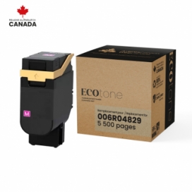 Xerox 006R04829. Remanufactured Magenta High Yield Toner Cartridge Ecotone