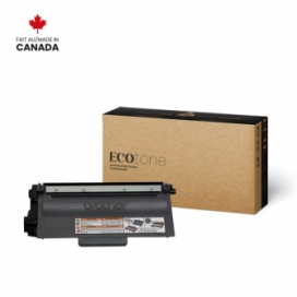 Brother TN750. Remanufactured Black Toner Cartridge. Ecotone