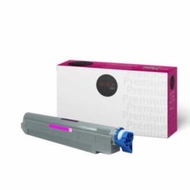 Okidata 43459302. Compatible Magenta Toner Cartridge. Premium Tone