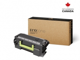 Lexmark 24B6887. Remanufactured Black Toner Cartridge. Ecotone
