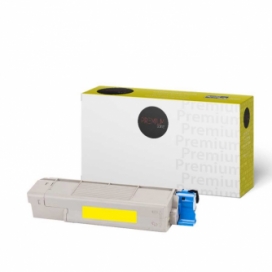 Okidata 44315301. Compatible Yellow Toner Cartridge. Premium Tone