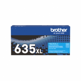 Brother TN635XL (C). Original Cyan Toner High Yield Cartridge