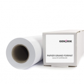 Papier grand format GENERIK 730 - 20 Lb bond - 36'' X 150' (4 rouleaux)