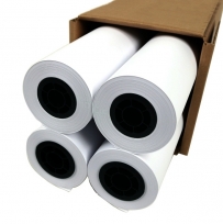Papier grand format - 20 Lb bond - 42po X 150pi - Mandarin de 2po. (4 rouleaux)