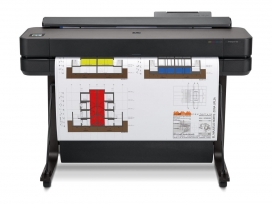 HP DesignJet T650 Large Format Wireless Plotter Printer - 36" (5HB10A)