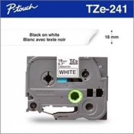 Brother™ TZe241 Black / White 18mm