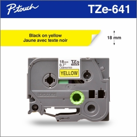 Brother™ TZe641 Black /Yellow 18mm
