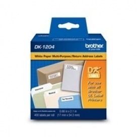 Brother™ DK1204 Multipurpose Labels 0.66'' x 2.1'' (1 x 400)