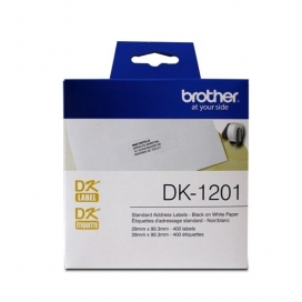 Brother™ DK1201 Standard White Labels  1.1'' x 3-1/2''