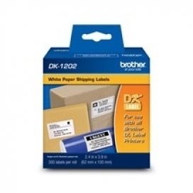 Brother™ DK1202 Shipping Labels 2.4'' x 3.9'' (300 Labels)
