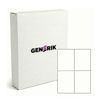 12002 / Étiquettes d'adresse laser compatibles. 4-1/4" x 5-1/2", 4000 par caisse (10 btes)