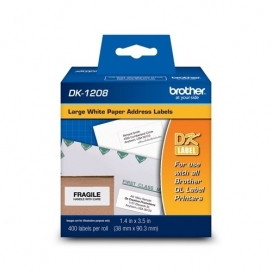 Brother™ DK1208 Étiquettes d'adresse 1.4'' x 3.5'' (1 x 400 )