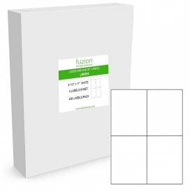 Avery. Étiquettes d'adresse laser compatible. 4-1/4" x 5-1/2", 400 étiquettes. Fuzion