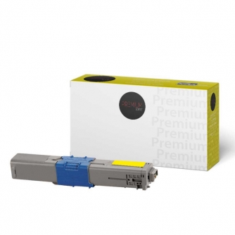 Okidata 44469701. Compatible Yellow Toner Cartridge. Premium Tone