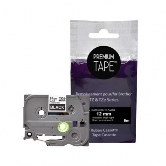 Brother™ TZe335 White / Black 12mm