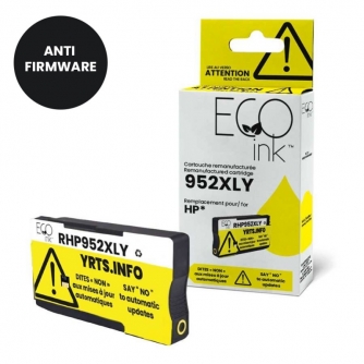 Remanufactured HP 952XL (L0S67AN). Yellow Ink Cartridge High Yield. EcoInk
