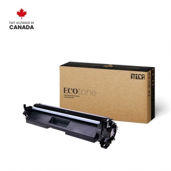 Réusinée HP 30X (CF230X). Cartouche de toner MICR. Rendement élevé. Noir. Ecotone
