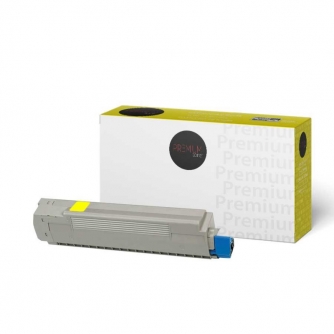 Okidata 44844509. Cartouche de toner compatible. Jaune. Premium Tone