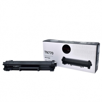 Brother TN770. Cartouche de toner compatible. Rendement très élevé. Noir. Premium Tone
