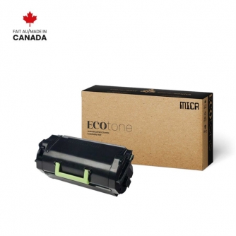 Lexmark 24B6035.Remanufactured Black MICR Toner Cartridge. Ecotone