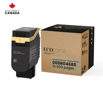 Xerox 006R04685. Cartouche de toner réusinée. Rendement élevé. Noir. Ecotone