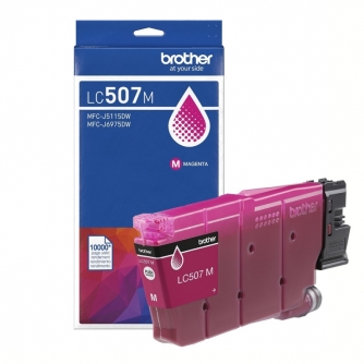Brother LC507M. Cartouche d'encre originale magenta, rendement ultra élevé Brother LC507M. Cartouche d'encre originale magenta, rendement ultra élevé