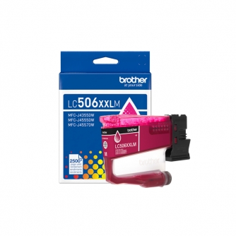 Brother LC506XXLM. Cartouche originale au rendement très élevé. Magenta