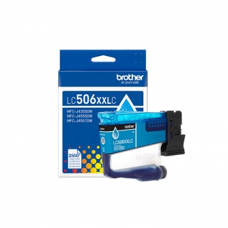 Brother LC506XXLC. Cartouche originale au rendement très élevé. Cyan