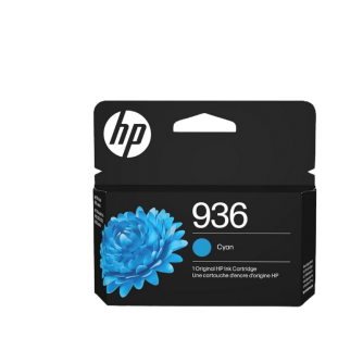 Original HP 936 (4S6U9LN). Cartouche d'encre. Cyan.